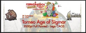 Torneo Age of Sigmar @Firenzegioca