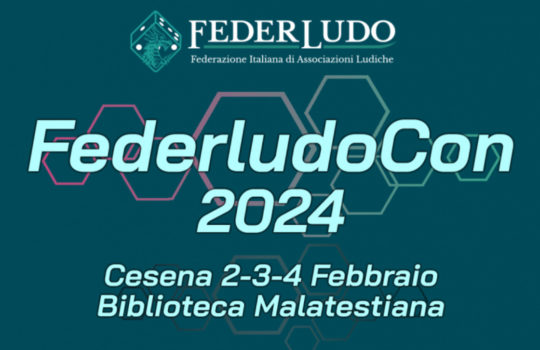 Progioco a FederludoCon 2024 – 2,3 e 4 Febbraio 2024