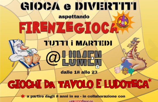 Gioca e Divertiti con FirenzeGioca (al Lumen)