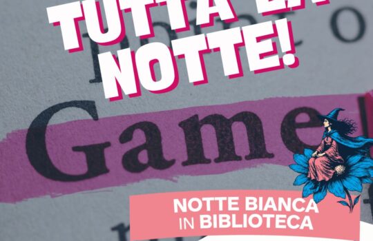 Notte bianca in biblioteca