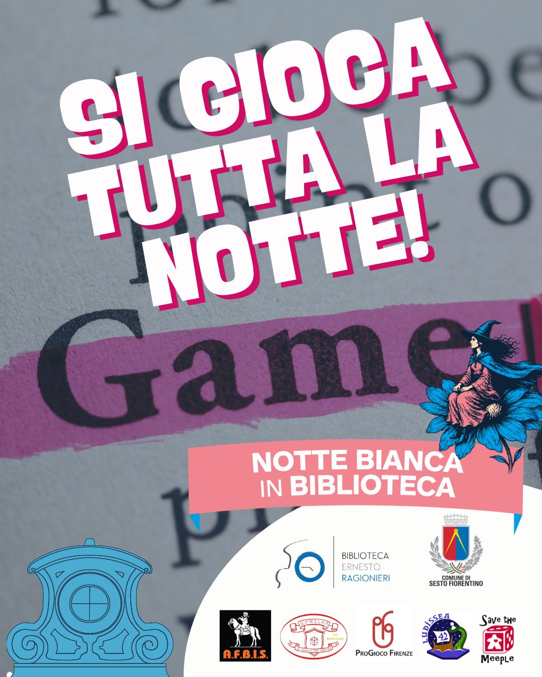 Notte bianca in biblioteca