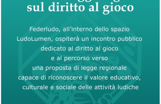 Verso una legge regionale sul diritto al gioco