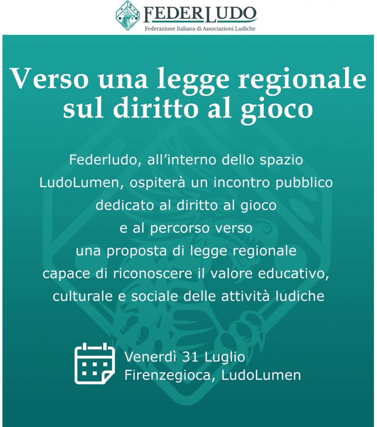 Verso una legge regionale sul diritto al gioco