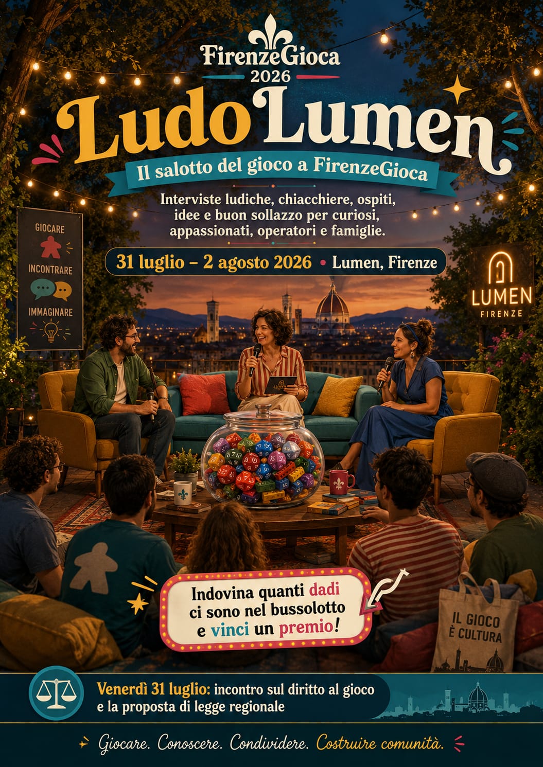 LudoLumen – Il salotto del gioco a FirenzeGioca