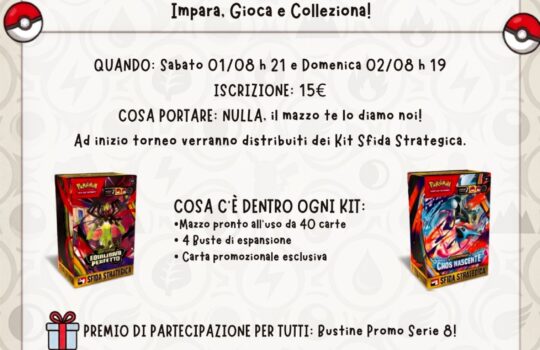 Torneo di Pokémon per Principianti e For Fun: metti alla prova le tue Abilità!
