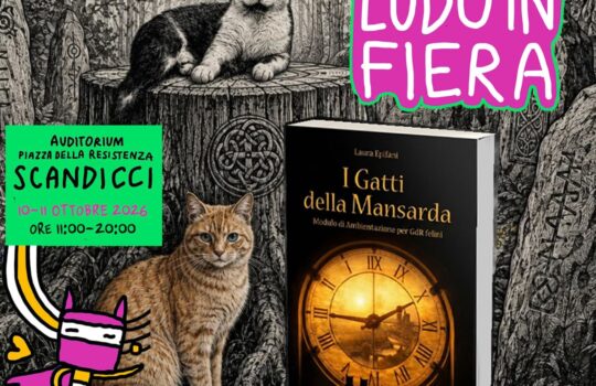 Mici, misteri e giochi di ruolo: Laura Epifani ti aspetta a Ludo in Fiera per giocare con i felini