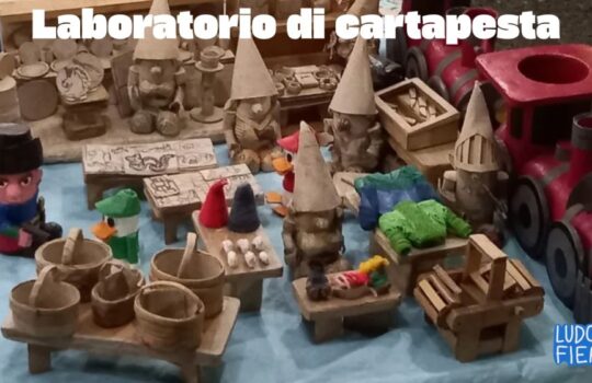 Crea, gioca e ricicla: arriva il Laboratorio di Cartapesta con Davide Angella!