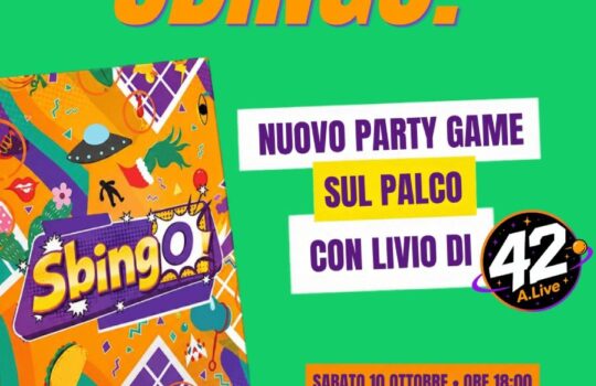 SBINGO! arriva sul palco di Ludo in Fiera