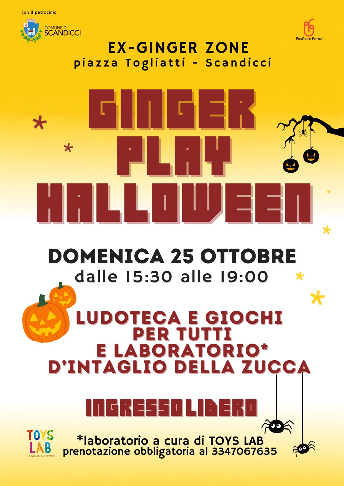 Ginger Play Halloween: un pomeriggio da paura alla Ginger Zone