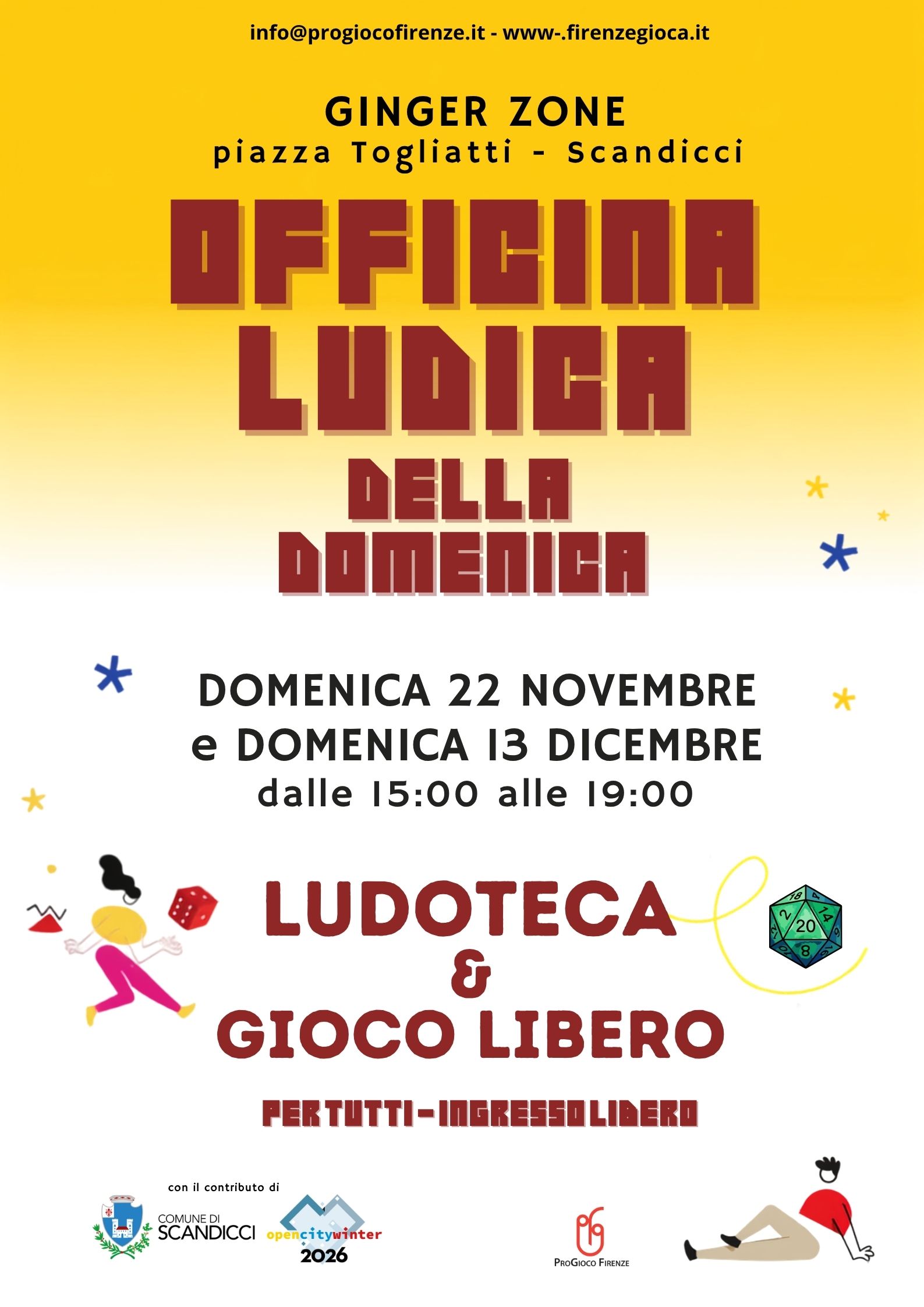Officina Ludica della Domenica: ludoteca e gioco libero alla Ginger Zone